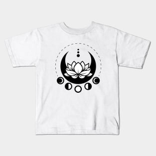 Lunar Lotus Kids T-Shirt